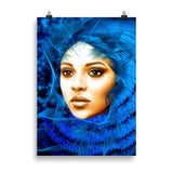 poster "die blaue kapuze" 50×70 cm
