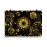 poster "kaleidoscopic cosmos" 50×70 cm