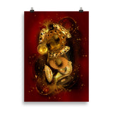 poster "golden bouquet" 50×70 cm
