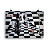 poster "chess confusion" 50×70 cm