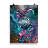 "spiral garden" poster 50×70 cm