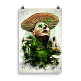 "toxic mushroom" poster 61×91 cm