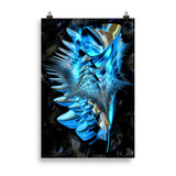 poster "metallic blue" 61×91 cm