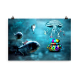 poster "unterwasserkirmes" 61×91 cm