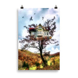 poster "tree house" 61×91 cm