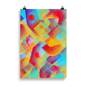 "candy colors" poster 61×91 cm
