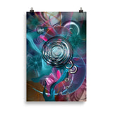 "spiral garden" poster 61×91 cm