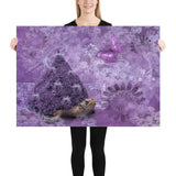 "myrtle the purple turtle" poster 70×100 cm