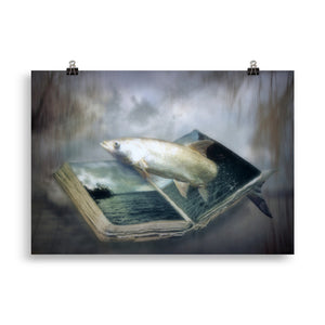"a book of water" poster 70×100 cm