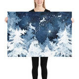 "winterland" poster 70×100 cm