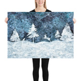"winterwald" poster 70×100 cm