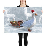"die weihnachtsgans" poster 70×100 cm