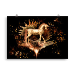 "magical starrycorn" poster 70×100 cm