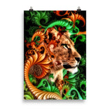 "in the jungle" poster 70×100 cm