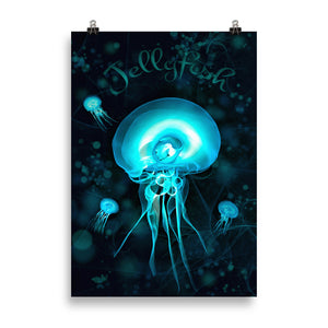 poster "jellyfish" 70×100 cm