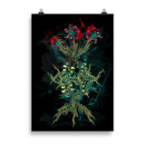 poster "three blossoms" 70×100 cm