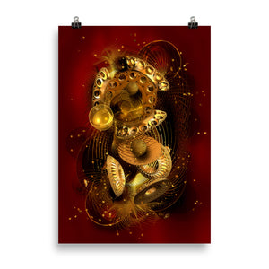 poster "golden bouquet" 70×100 cm