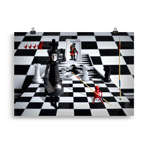 poster "chess confusion" 70×100 cm