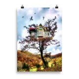 poster "tree house" 70×100 cm