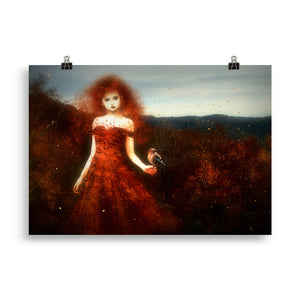poster "forest fairy" 70×100 cm