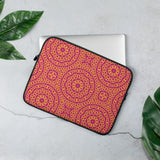 laptop-tasche mit fröhlichem kaleidoskop-design 13 in