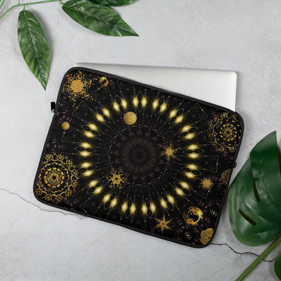 laptop-tasche mit edlem kaleidoskop-design 15 in